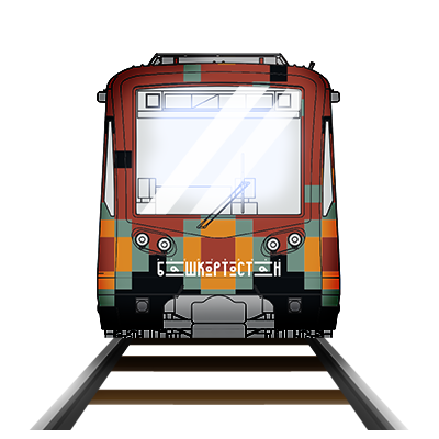 главная иконка поезда метро пикселей 3